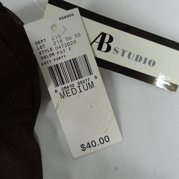 AB Studio Women Colorful Top Size M - Picture 6 of 9